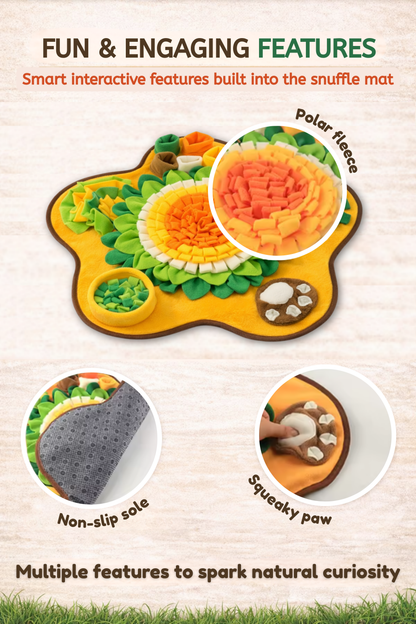 Dog Snuffle Mat | Interactive Slow Feeder & Enrichment Toy